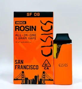 CLSICS - CLSICS - SF OG - 1g Live Rosin All-In-One Vape