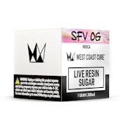 SFV OG (I) 89.91% THC | WCC | Live Resin Sugar 1g