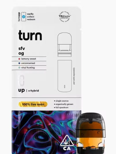 turn - Turn 1g  SFV OG Live Resin Pod Main Image