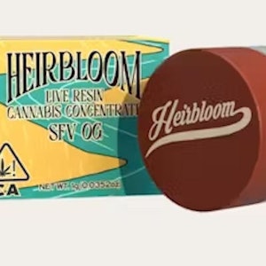 Heirbloom Legacy Flower - Heirbloom - SFV OG - 1g Live Resin Terp Sugar