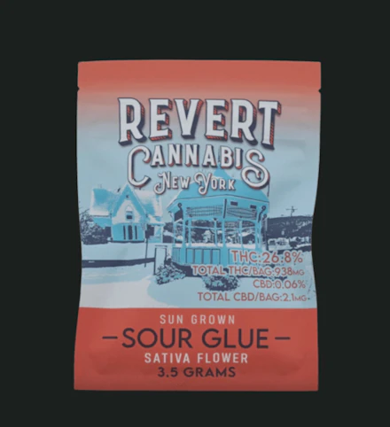 Revert - Sour Glue -Sativa- 26.8% THC | 3.5g (Flower) | Revert   -n9
