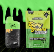 Fiji Zour Apple Liquid Diamonds Disposable Vape - 2g