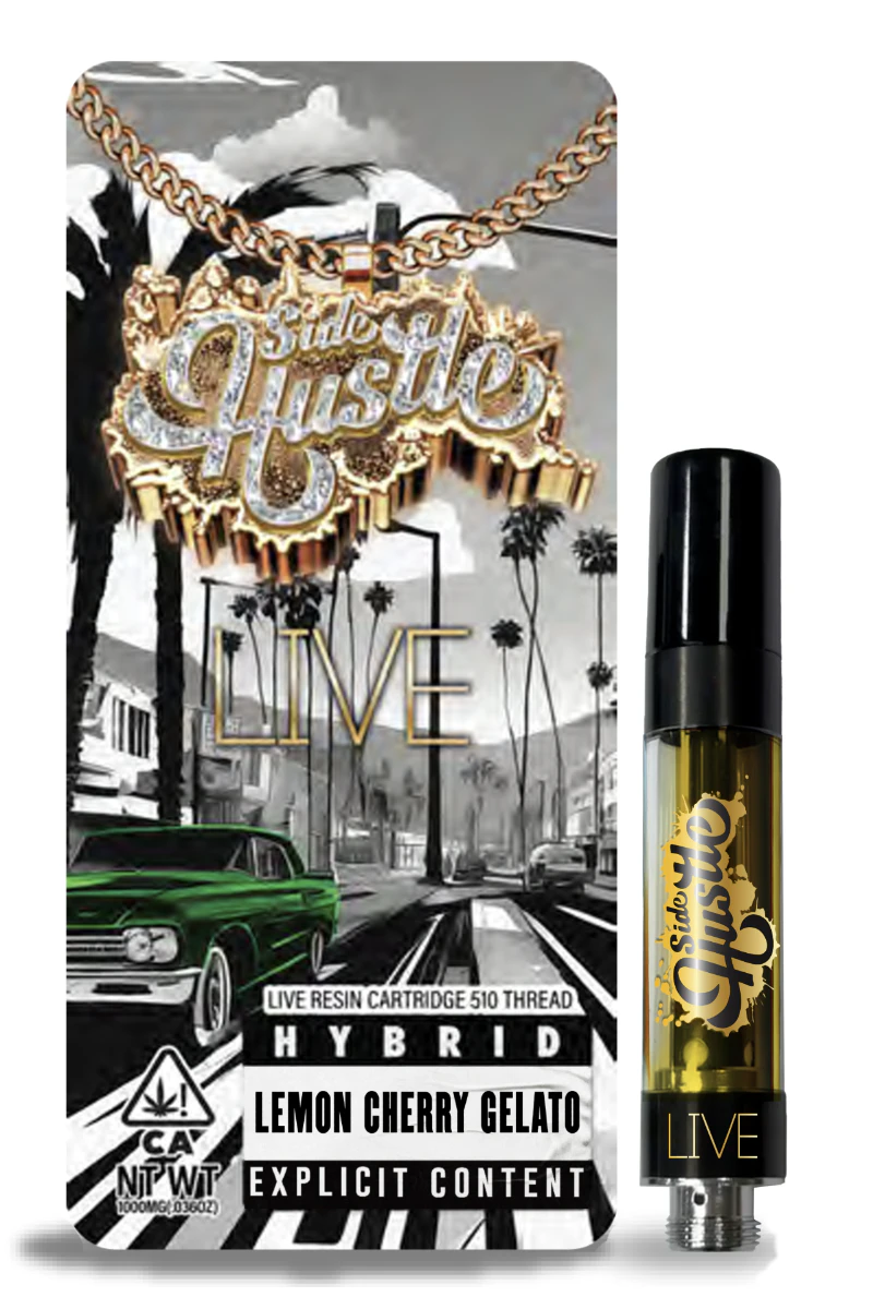 Side Hustle - Side Hustle - Lemon Cherry Gelato Live Resin Vape 1g Main Image