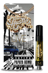 SIDE HUSTLE - Side Hustle - Papaya Bomb Live Resin Vape 1g