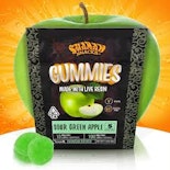 Shaman Snacks - 100mg Live Resin Gummies - Sour Green Apple