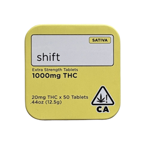 SHIFT - SATIVA EXTRA STRENGTH TABLETS 1000MG - SHIFT