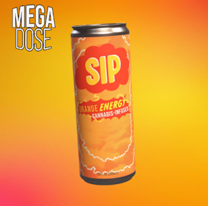 Sip - Mega Dose Energy Orange Soda - 100mg - CMC