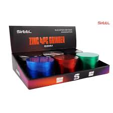 SIREEL | 63MM ZINC 4PC GRINDER | ACCESSORIES