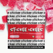 Stickee Ickees- Strawberry Gummies 200mg