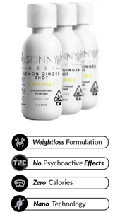 SKINNY WEED - SKINNY WEED - Drink - Lemon Ginger Shot - CBD - 100MG