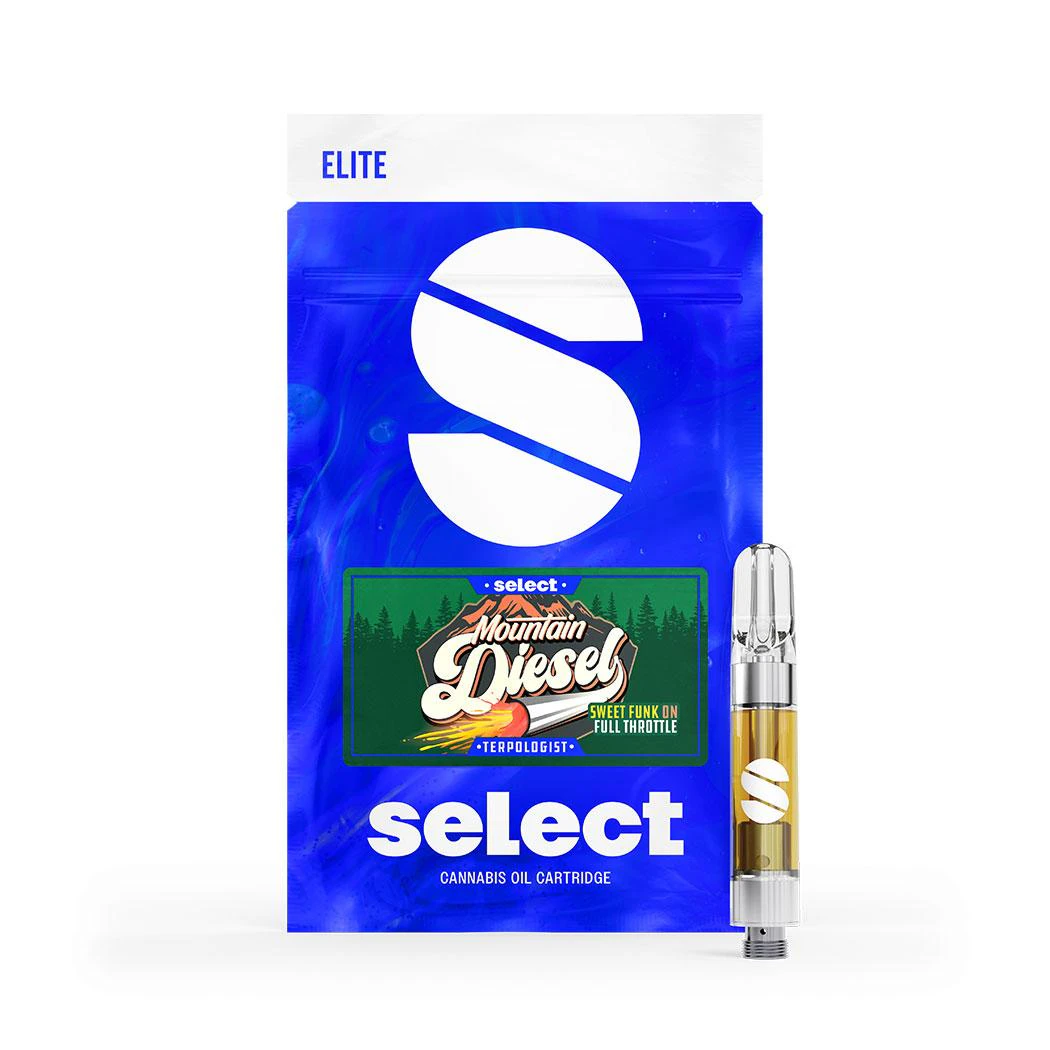 Select - SELECT - ELITE MOUNTAIN DIESEL TERPOLOGIST 1 GRAM VAPE CART Main Image