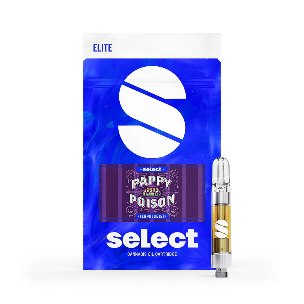 Select - SELECT - ELITE PAPPY POISON TERPOLOGIST 1 GRAM VAPE CART Main Image