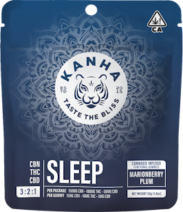 KANHA - Marionberry Plum NANO Sleep Gummies 100mg THC - Kanha