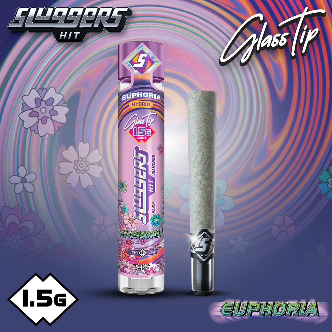 Sluggers - Euphoria Glass Tip Pre Roll - Infused 1.5G Main Image