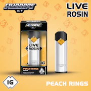 Sluggers | Peach Rings | Live Rosin | All In One | 1g