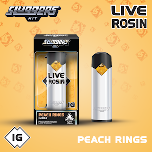 HIT SLUGGERS - AIO - Peach Rings - Live Rosin - (I) - Sluggers