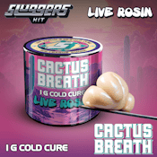 Sluggers Hit - Cactus Breath Cold Cure Live Rosin Concentrate - 1G