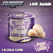 Sluggers Hit x Viola - Grapes & Cream Cold Cure Live Rosin Concentrate - 1G