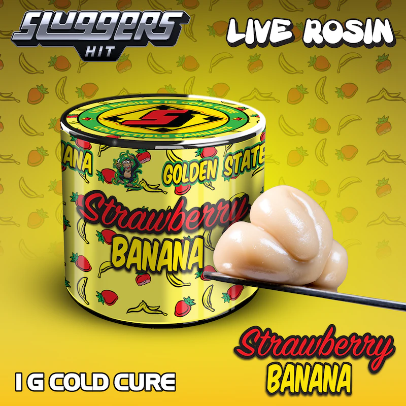 Sluggers Hit - Strawberry Banana - Live Rosin - 1g (I) - Sluggers Main Image