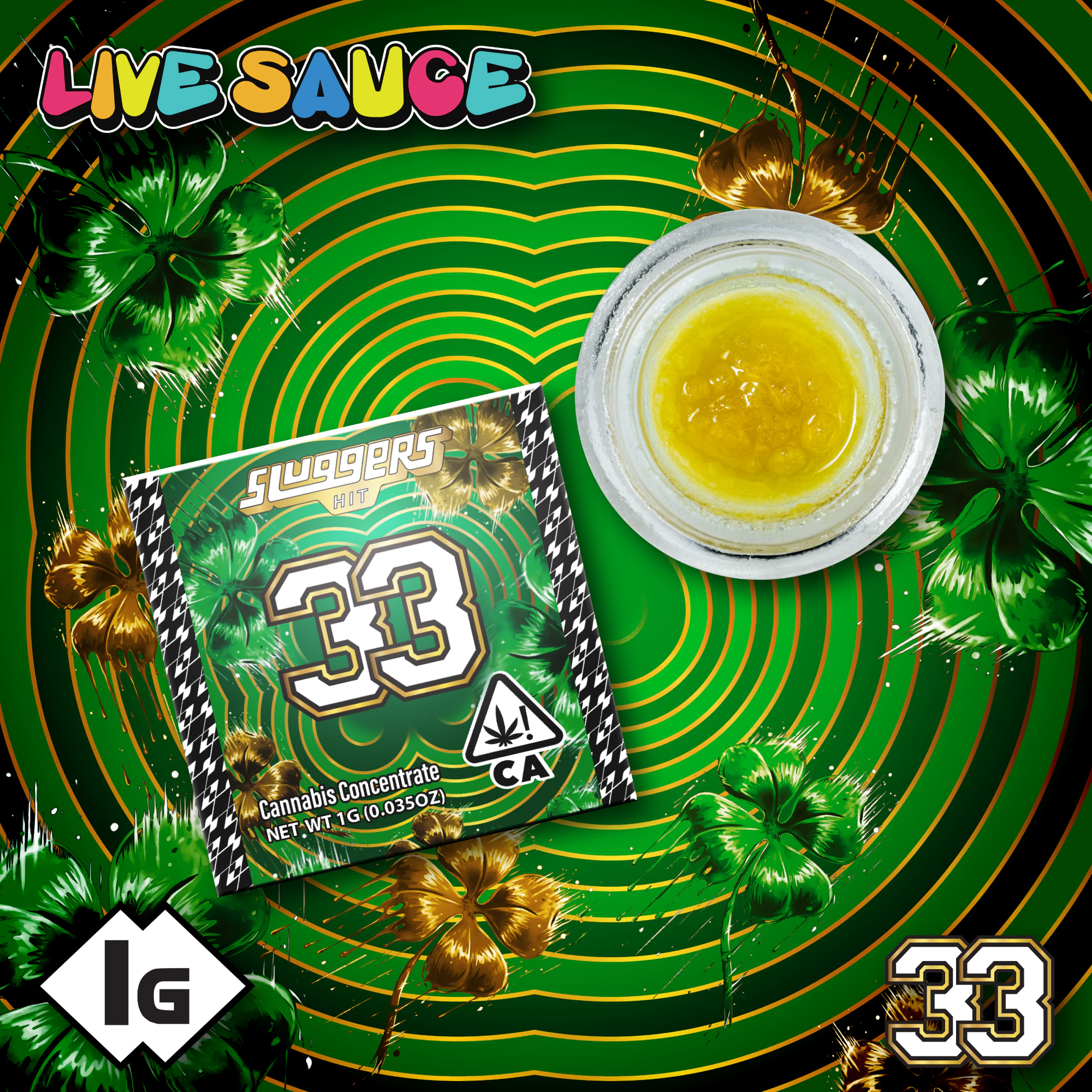 Sluggers - Sluggers | Live Resin Sauce | 33 | 1g Main Image