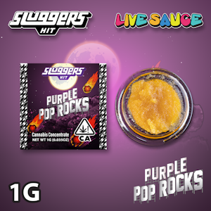 Sluggers - Sluggers | Live Resin Sauce | Purple Pop Rocks | 1g