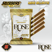 Rose Juiced 5 Pack Mini Blunts - Hash/Diamonds/Kief - 3.5G