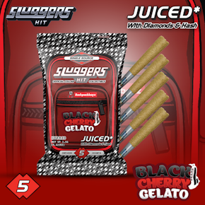Sluggers | Juiced Pre-Roll | Black Cherry Gelato | 3.5g | 5 Pack