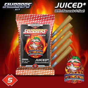 Sluggers | Juiced Pre-Roll | Fire OG | 3.5g | 5 Pack
