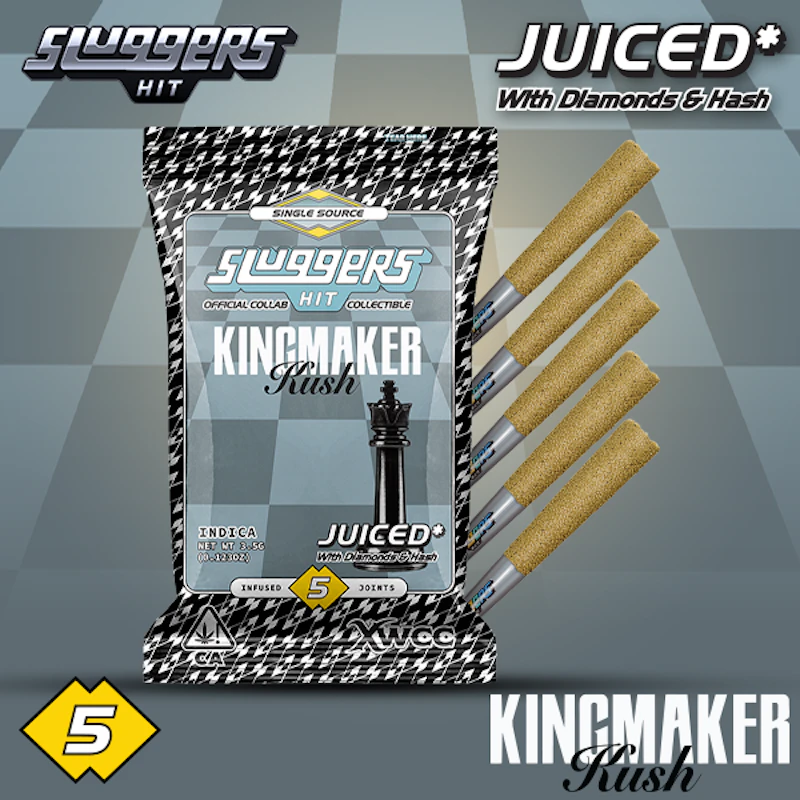 Sluggers Hit - 5pk - King Maker Kush - 3.5g (I) - Infused - Sluggers Main Image