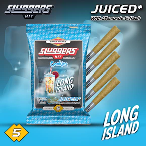 Sluggers | Juiced Pre-Roll | Long Island | 3.5g | 5 Pack