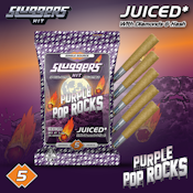 Sluggers Hit - Juiced - Purple Pop Rockz Diamond Infused Pre-rolls - 5pk - 3.5G