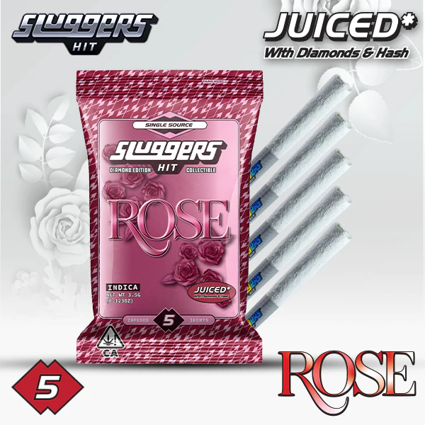 Sluggers OLD - Sluggers | Juiced Pre-Roll | Rose | 3.5g | 5 Pack Main Image