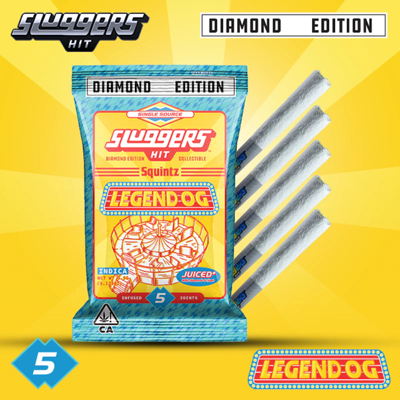 Sluggers Hit - 5pk - Legend OG (Diamond Edition) - 3.5g (I) - Infused - Sluggers Main Image