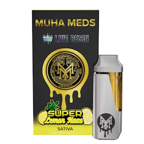 Muha Meds - Live Resin Super Lemon Haze 1G Disposable
