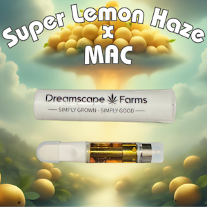 DREAMSCAPE FARMS - Dreamscape Farms | Super Lemon Haze x MAC | 1g Cured Resin Cart | 1g Total [S]