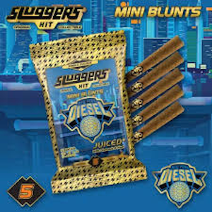 Sluggers - SLUGGERS | NYC DIESEL BLUNT - 5PK INFUSED | PREROLL | 3.5G