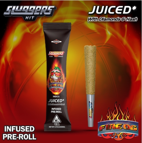 Infused Preroll - Fire OG - Hash & Diamonds - .7G