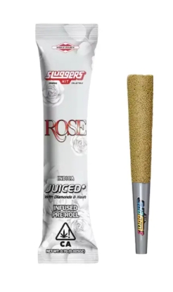 Infused Preroll - Rose - Hash & Diamonds - .7G