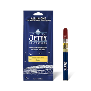 Jetty Extracts - Jetty | Frozen Bananas  | Solventless All-in-one 0.5G