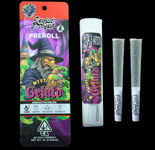 Smoken Promises - Smoken Promises 2pk Prerolls 1g Mystical Gelato 