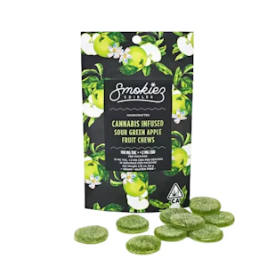 SMOKIEZ - SOUR GREEN APPLE 100MG - SMOKIEZ
