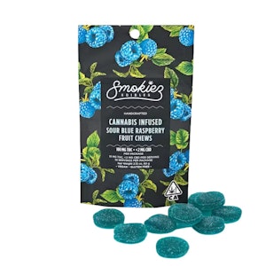 SMOKIEZ - SOUR BLUE RASPBERRY 100MG - SMOKIEZ