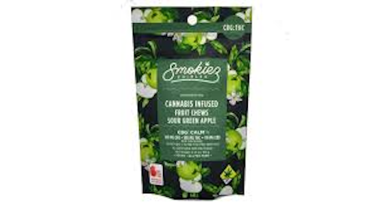 SMOKIEZ - SMOKIEZ | SOUR GREEN APPLE 1:1 THC/CBG - 10PK | EDIBLE | 100MG