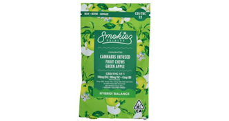 SMOKIEZ | SWEET GREEN APPLE 1:1 THC/CBG - 10PK | EDIBLE | 100MG