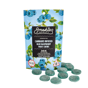 Smokiez - Smokiez - 100mg Gummies (Blue Raspberry-Indica)