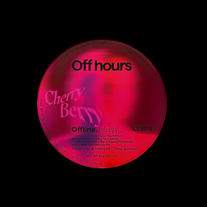 Off Hours - OFFHOURS - Cherry Berry - 100MG - 10CT - Indica - Edible Gummies