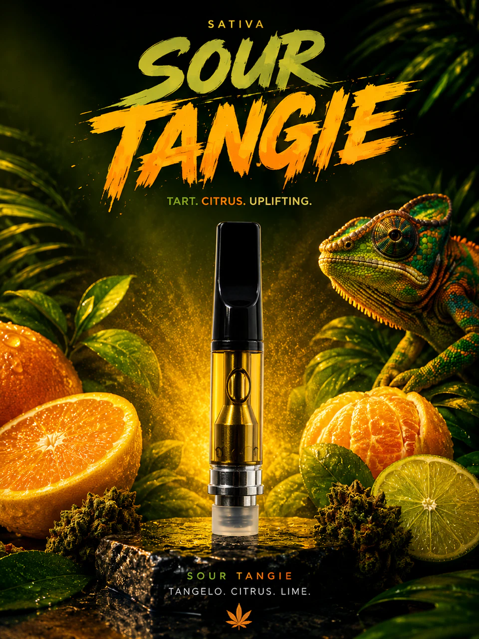 Turntables - Sour Tangie - Turntables Blnds 1g 510 Vape Cartridge Main Image