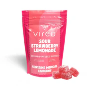 Vireo Sour Strawberry Lemonade 10mg Gummies -10ct