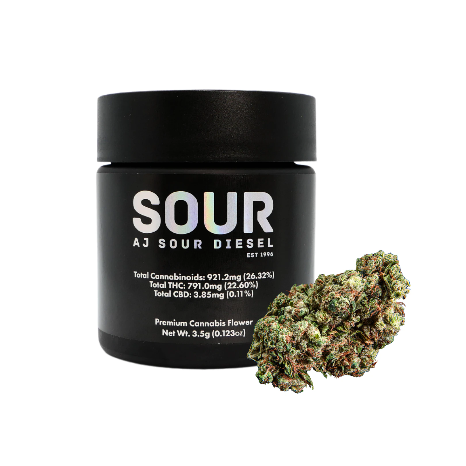 AJSD - AJSD | Flower |  Sour Diesel | 3.5g Main Image