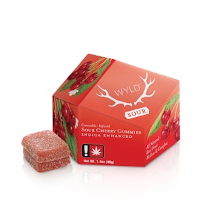 WYLD - Sour Cherry Gummies, 10 pack